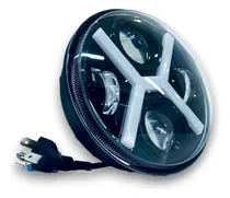 Comprar Faro Óptica Led 5,75 Pulgadas Para Moto Auto Camion A-vip