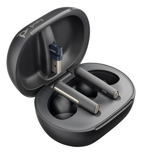 Ífonos Poly Voyager Free 60+ Uc M Carbon Black Con Estch
