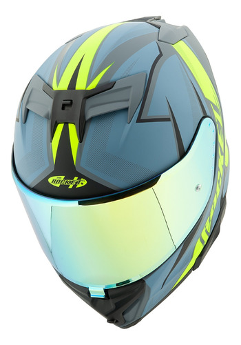 Casco Integral Joe Rocket Rkt 210 Reactor Azul Mate Ece22-06 Azul Acero Rkt 210 Reactor Xl