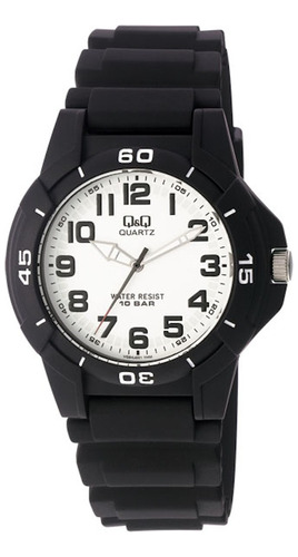 Reloj Q&q Análogo Para Hombre 40mm Sumergible 100mts Gtía