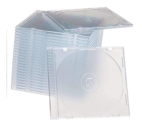 100 Cajas Cd Transparente 5.2mm Jewel Case (xsr)