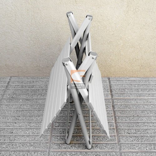 Imagen 7 de 10 de Mesa Plegable Ratona 100% Aluminio 60x50 Calidad Premium