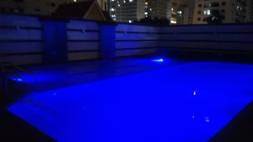 Kit 07 Super Led 20w Rgb + Central Com Fonte 12v P/ Piscina