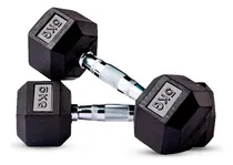 Comprar Mancuernas De Caucho Gym 10 Kilos Total Hexagonal Importadas