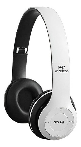 Audífonos Inalámbricos Diadema Alta Fidelidad Bluetooth Color Blanco