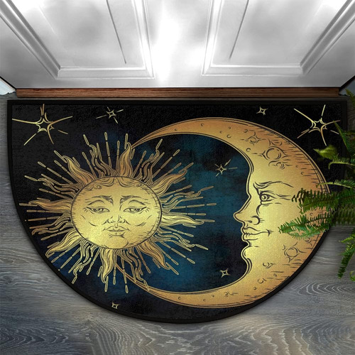 Alfombras De Media Ronda Antigua Antigua Sun Moon Star Alfom