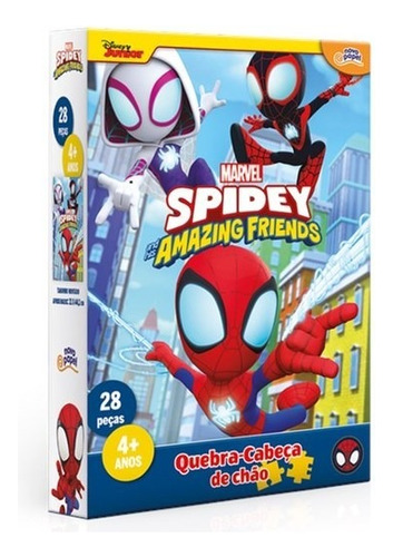 Quebra Cabeça 28 Peças Spidey Grandinho - 8059