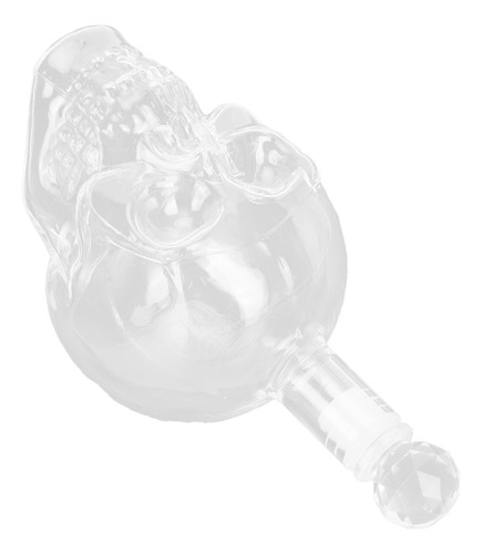 Botella De Vino Con Forma De Calavera De Whisky Transparente