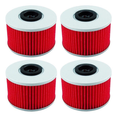 Filtro De Aceite Honda Fourtrax Trx 420 Sxs10sr, 4 Unidades