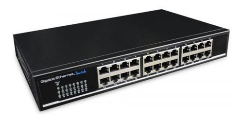 Switch Cctv Ethernet 24 Pto Antidescargas Jumbo Frame Cygnus