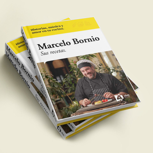 Libro Marcelo Bornio - Sus Recetas En Librería Montevideo