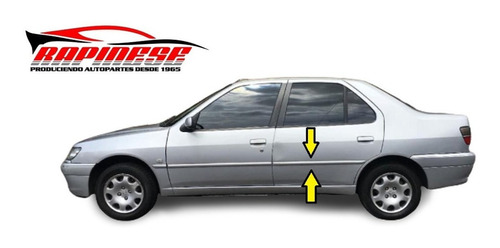 Peugeot 306 4-5 Pts Rural 2000 Baguetas P/pintr Pta Tras Izq