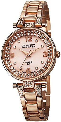 Reloj Del Diamante Agosto Steiner Mujer - Diamond Marcadores