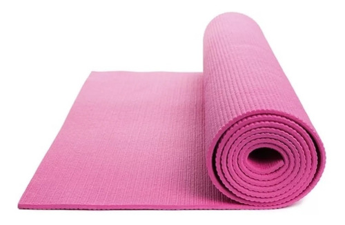 Cholchoneta Mat Yoga 3 Mm Gym Pvc - Rosa Goma Eva Resistente