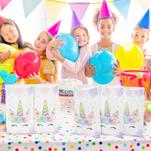 Bolsas De Regalo De Unicornios Para Cumpleaños, 30 Unidades