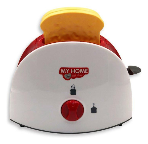Torradeira De Brinquedo Com 2 Pães - My Home