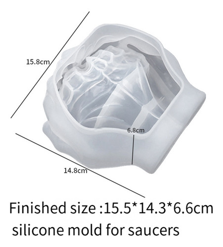 // Molde Para Macetas De Cemento Con Forma De Mano, Cenicero