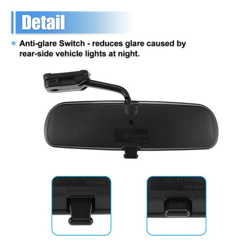 W Espejo Retrovisor Interior Para Honda Civic 1996-2000