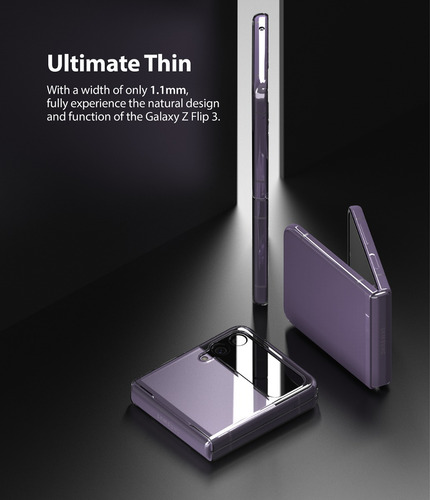 Imagen 6 de 7 de Funda Samsung Galaxy Z Flip 3 Ringke Slim Original Delgada