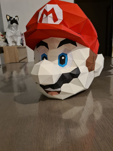 Papercraft Cabeza De Super  Mario Bros (Reacondicionado)