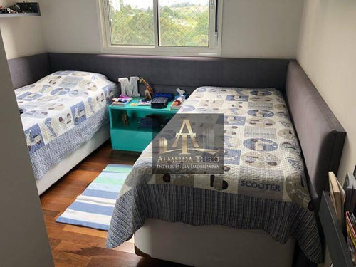 Imagem 2 de 21 de Excelente Apartamento Á Venda No Boulevard, Santana De Parnaíba. Com 3 Suítes, Gourmet E Lazer! - Ap3074