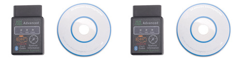 2 Unidades Obd Elm327 Can Bus Check Engine Auto Diagno-fs