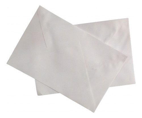 Sobre Linea Social Medidas C/100 Pzas (invitacion) Color Blanco 13.5 X 20.0 Cm