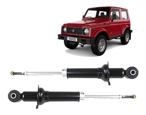 Par Amortiguadores Delanteros Para Suzuki Samurai Ii 1997-02