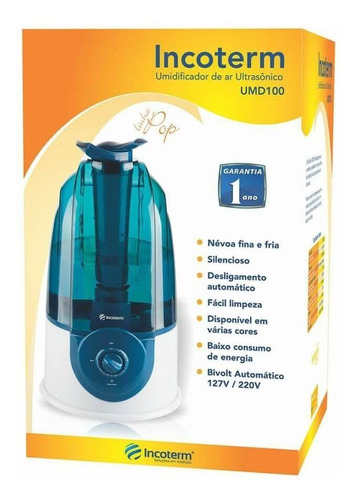 Incoterm Aparelho Umidificador Azul 3 L