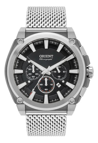 Relógio Masculino Orient Mtssc038 G1sx Cronógrafo Prata