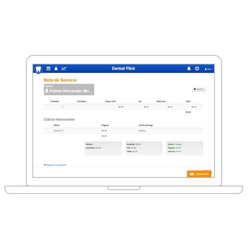 Reporte Digital De Pacientes Con Adeudo Desd Software Dental