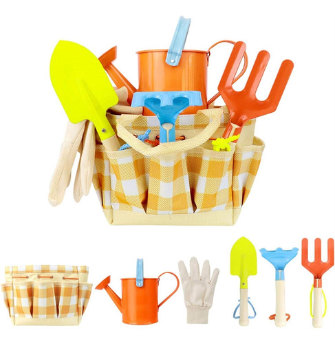 Juego De Herramientas De Jardinería Para Niños, Todo En Uno