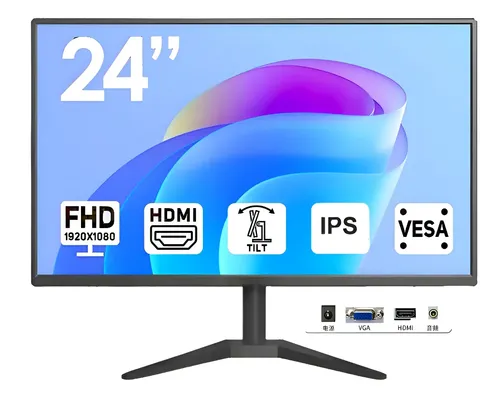 Iridescent Monitor De Pc Para Oficina 24'' Full Hd 70Hz