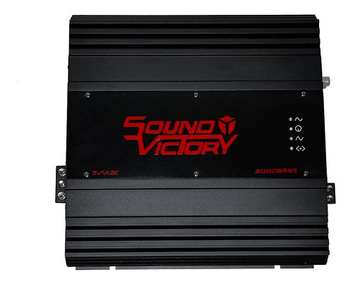 Amplificador Clase D Sound Victory Sv-a3k 3000wrms 1 Canal