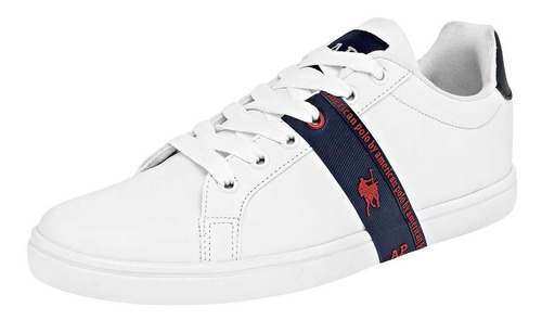 Tenis Casual Caballero Junior American Polo 2080 Bco *788 S6