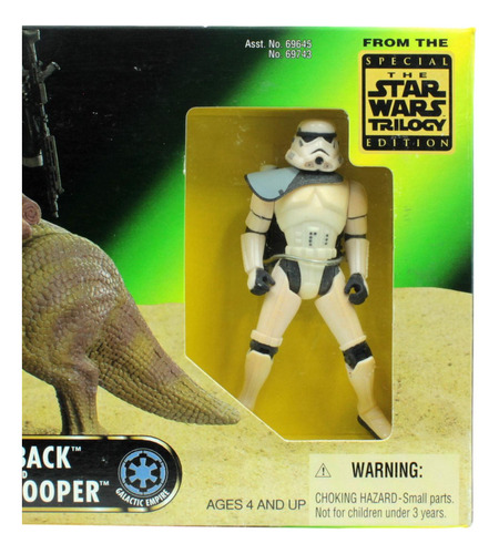Star Wars Power Of The Force Dewback & Sandtrooper Exhibido