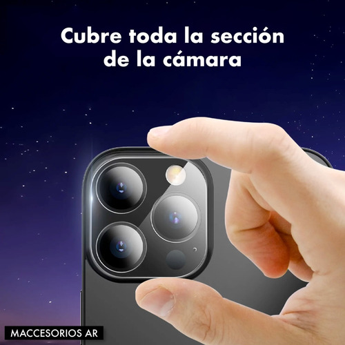 Imagen 2 de 10 de Vidrio Templado Para Cámara - Compatible iPhone 13 Pro Max