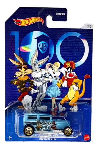 Hot Wheels Midnight Otto Warner Bros 100º Aniversario 1/64