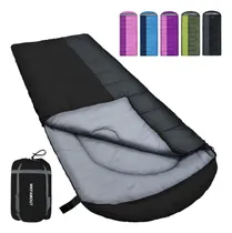 Comprar Saco De Dormir Xl Impermeable 10 Grados Para Adultos 115f, Negro Ubicación Del Cierre