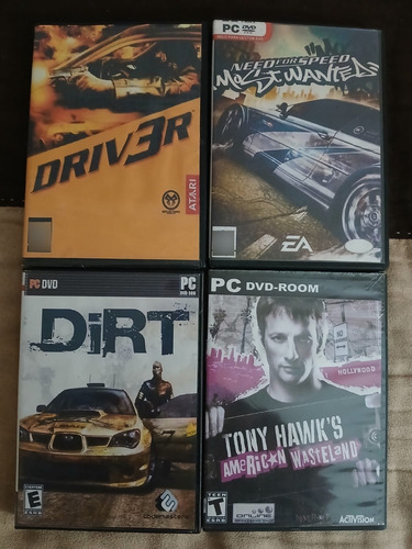 Elegí 4 Juegos De Pc No Originales! Nfs, Gears Of War, Etc (Usado)