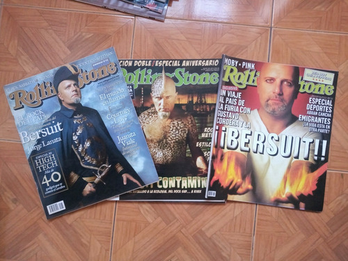 Lote Revistas Rolling Stone Bersuit Vergarabat 