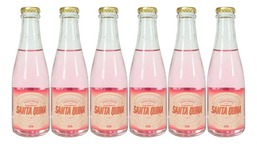 Agua Tónica Santa Quina Pomelo Rosado 200ml X6 Fullescabio