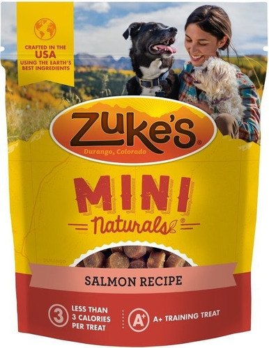 Zuke's  Mini Naturals Salmon Recipe Training Dog Treats, 1-l