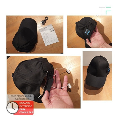 Imagen 6 de 8 de Gorro Con Auriculares Bluetooth