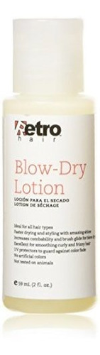 Loción Retro Para Secado De Cabello, 2 Oz.