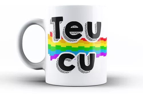 Caneca Teu Cu Meme Divertida e Engraçada