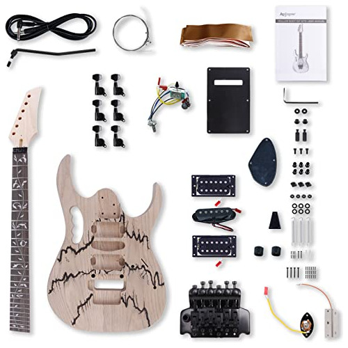 Kit De Guitarra Eléctrica Diy Leo Jaymz En Estilo Ibz