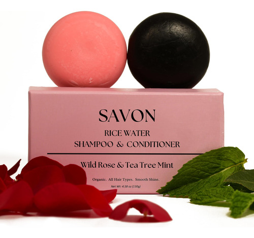Conjunto De Barras De Shampoo E Condicionador Savon Cosmetic