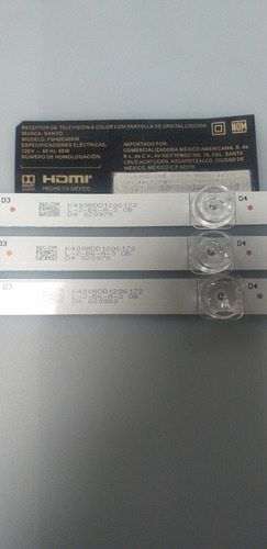 Kit De Leds Para Pantalla Sanyo Modelo Fw40c40km (Usado)