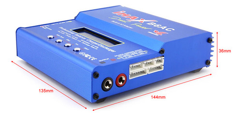 Cargador De Batería Imax B6 80w Con Pantalla Lcd Para Varias